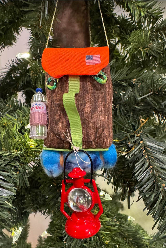 Hike and Camp Backpack Ornament