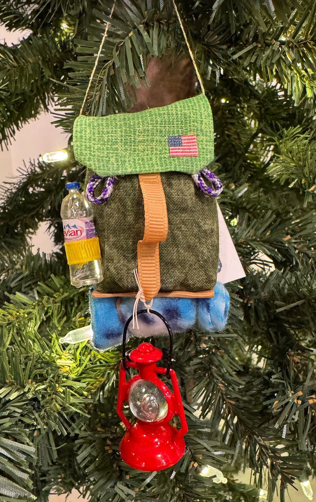 Hike and Camp Backpack Ornament