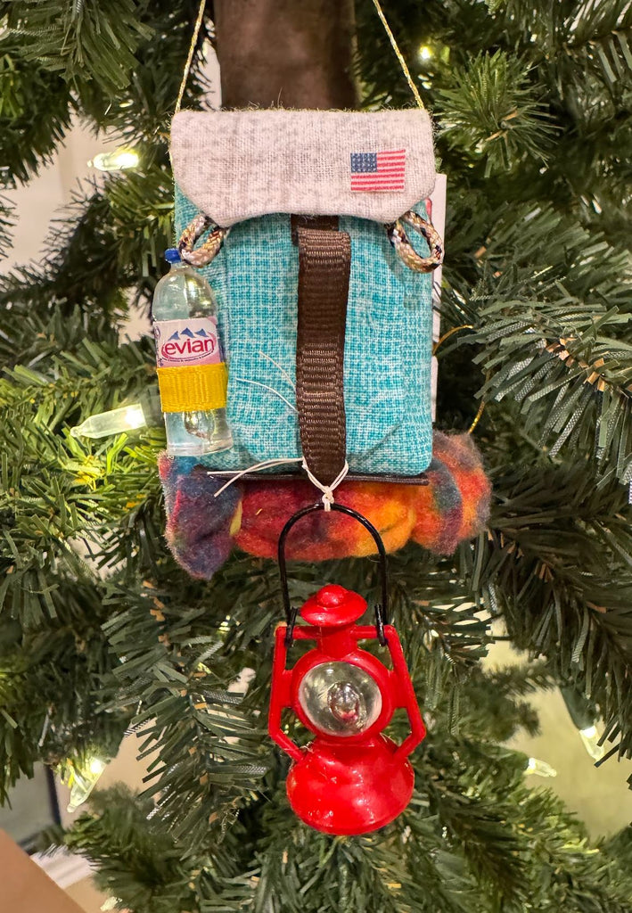 Hike and Camp Backpack Ornament