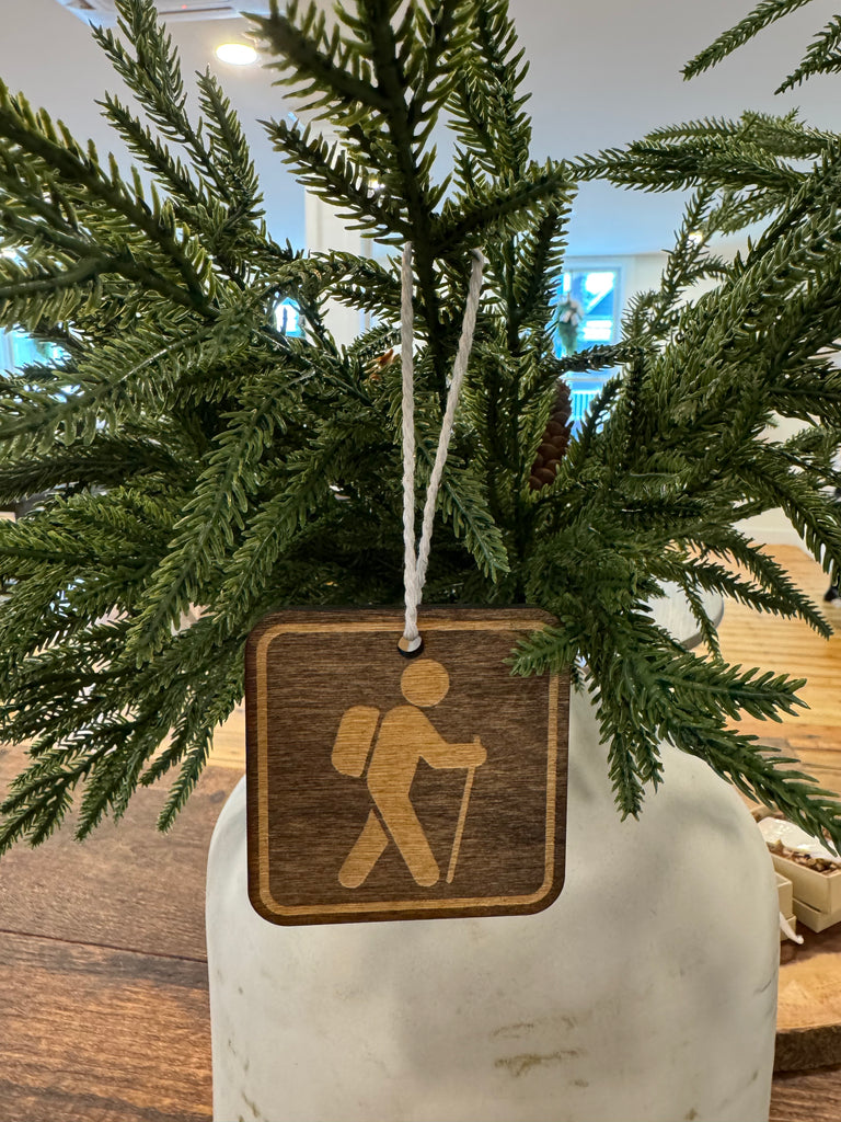 Hiker Ornament