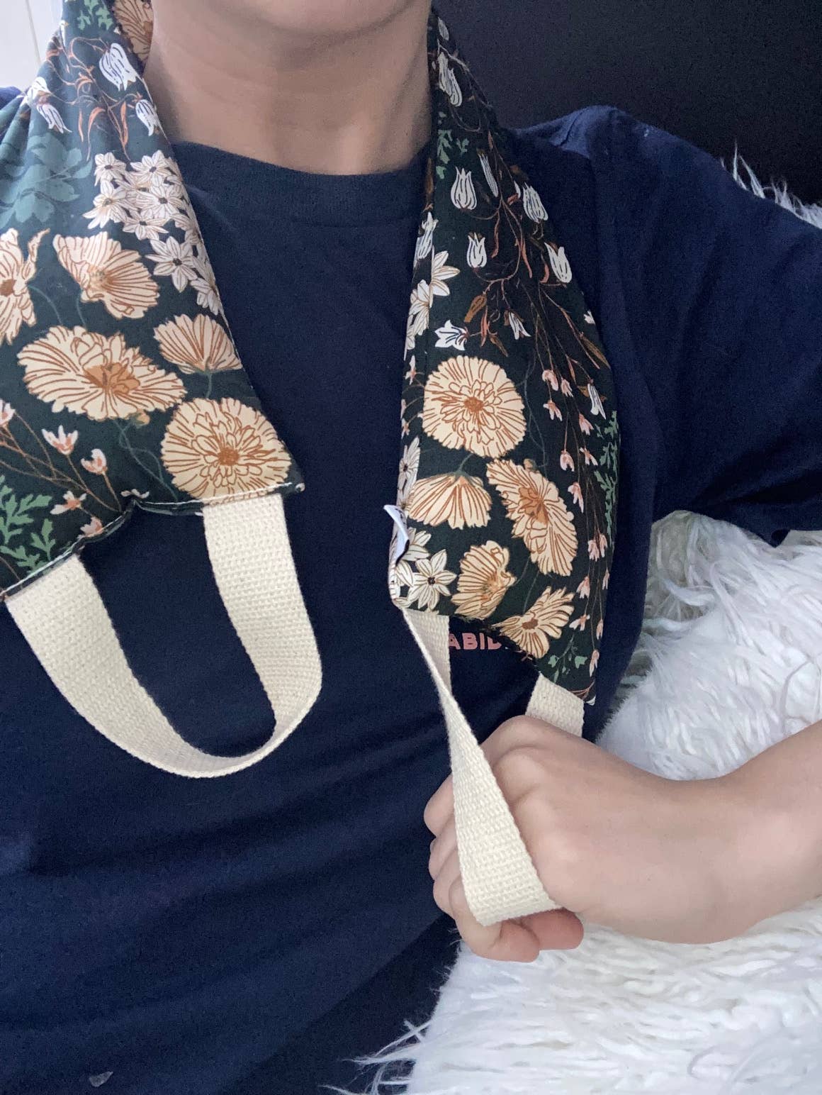 Warm & Cool Therapy Wrap | Khaki Dot