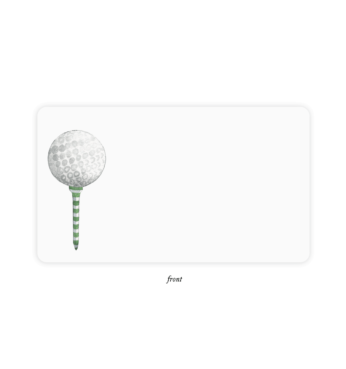 Golf Tee Little Notes® — Mini Notecard Set