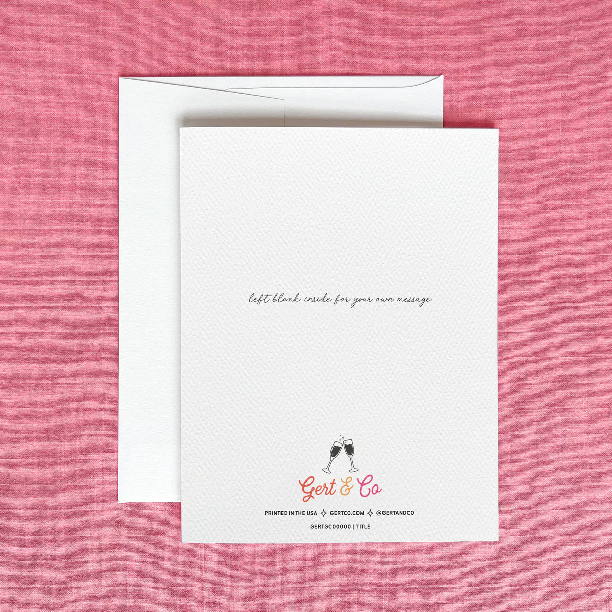 X's and O's — Valentine's Day & Galentine's Card
