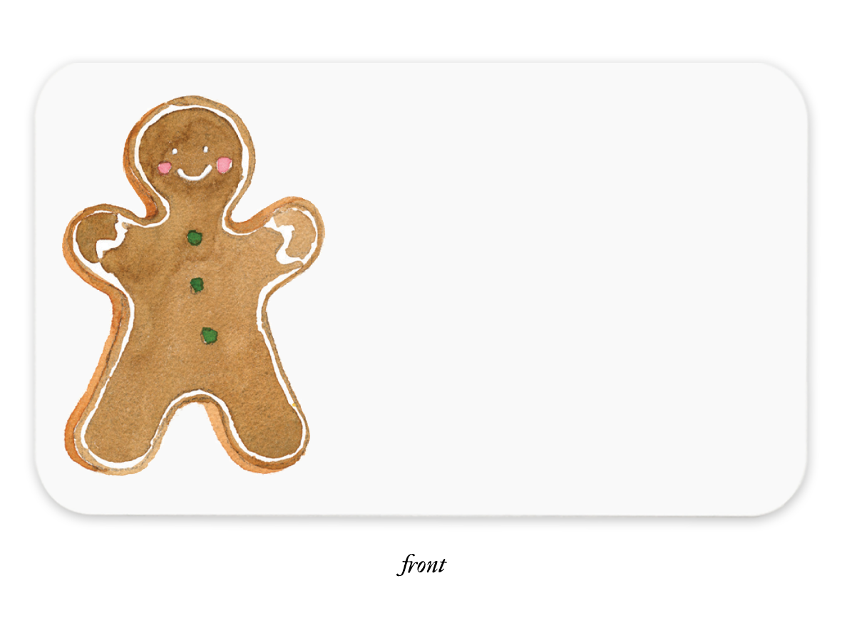 Gingerbread Little Notes® — Mini Notecard Set