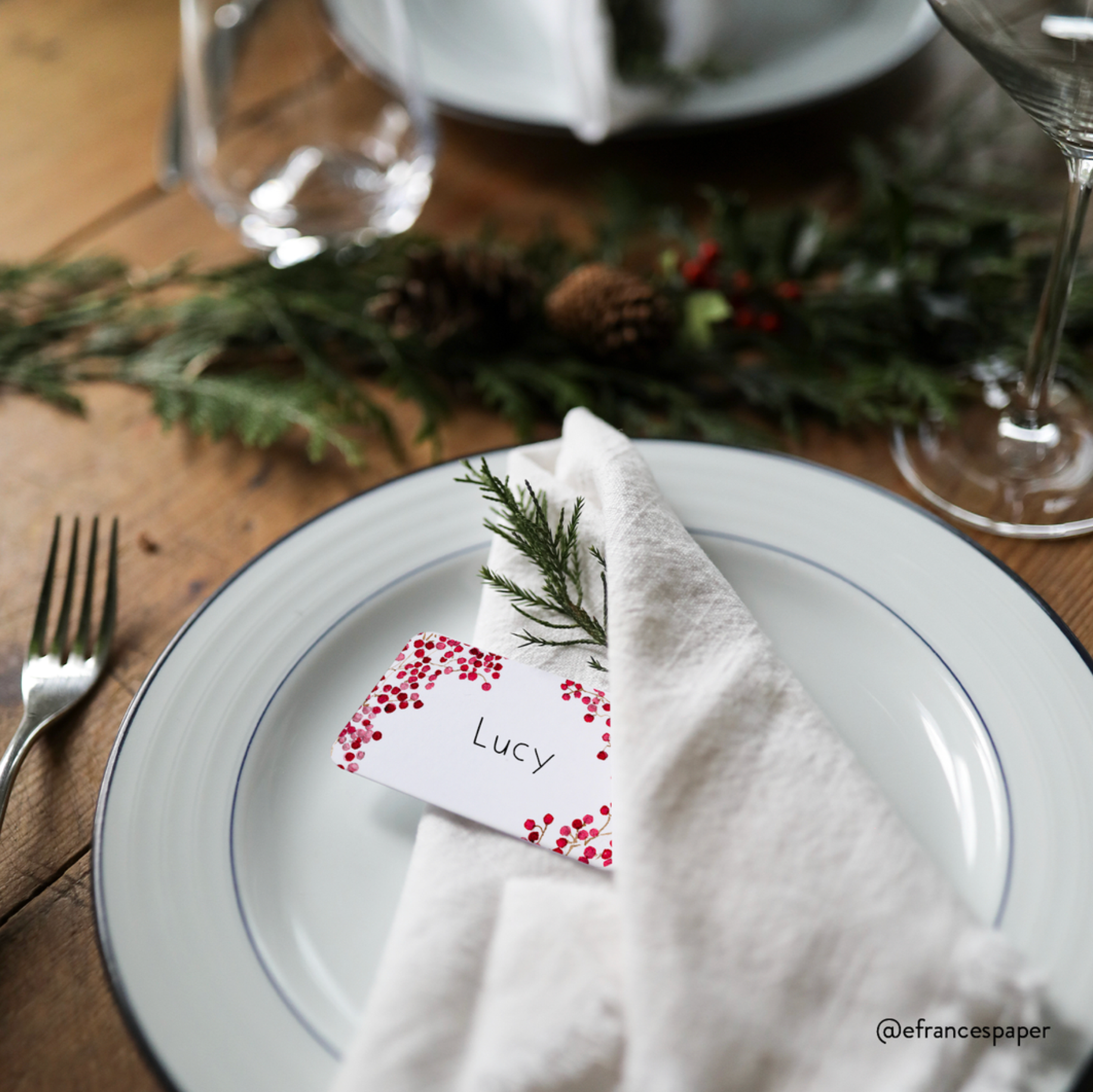 Mistletoe Little Notes® — Mini Notecard Set