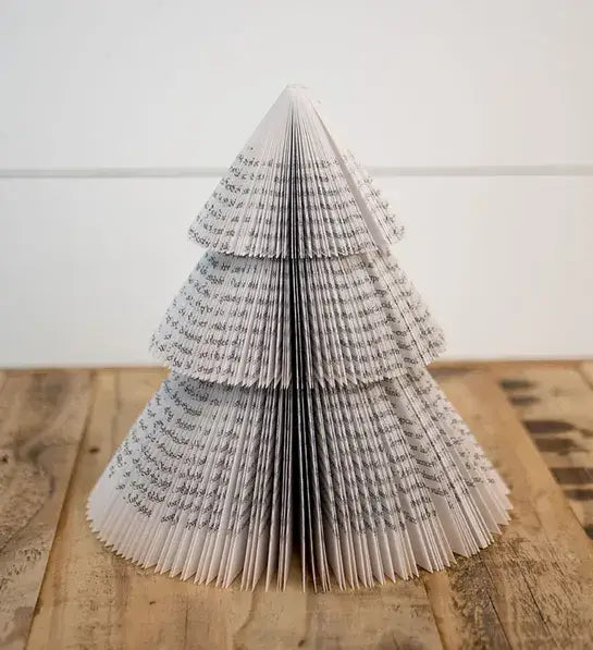 Repurposed Book Christmas Tree