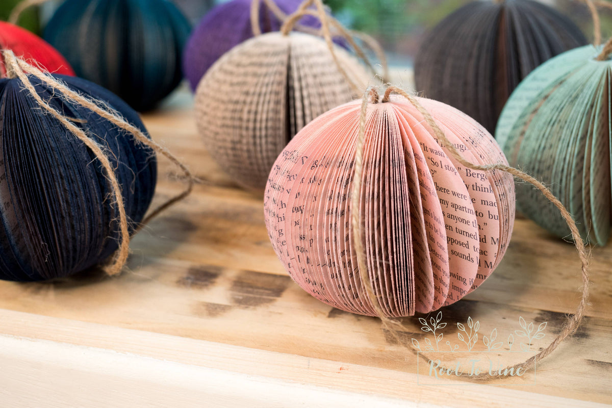 Colorful Book Christmas Ornament