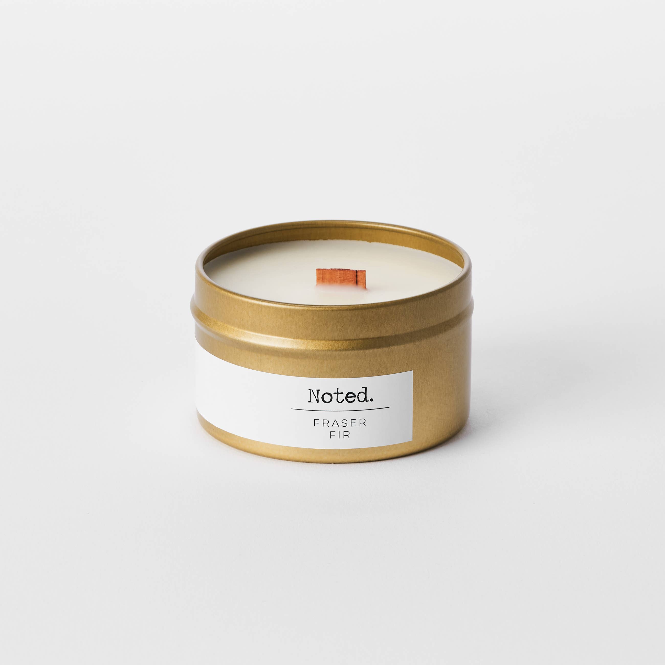 Fir Tree Soy Candle | 5 oz Gold Tin