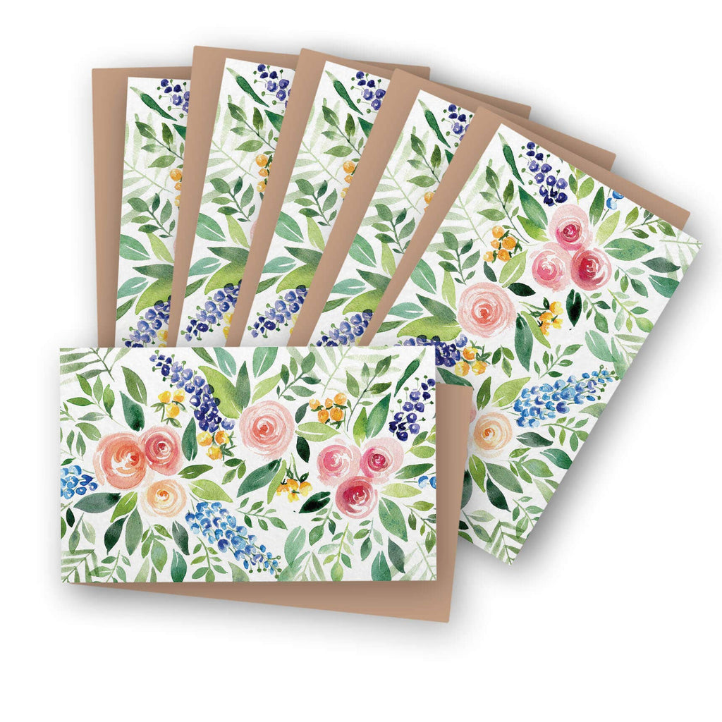 Mini Wildflower Watercolor Greeting Card for Every Occasion