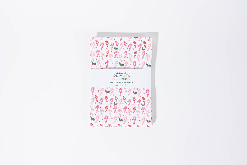 Candy Canes Towel Set