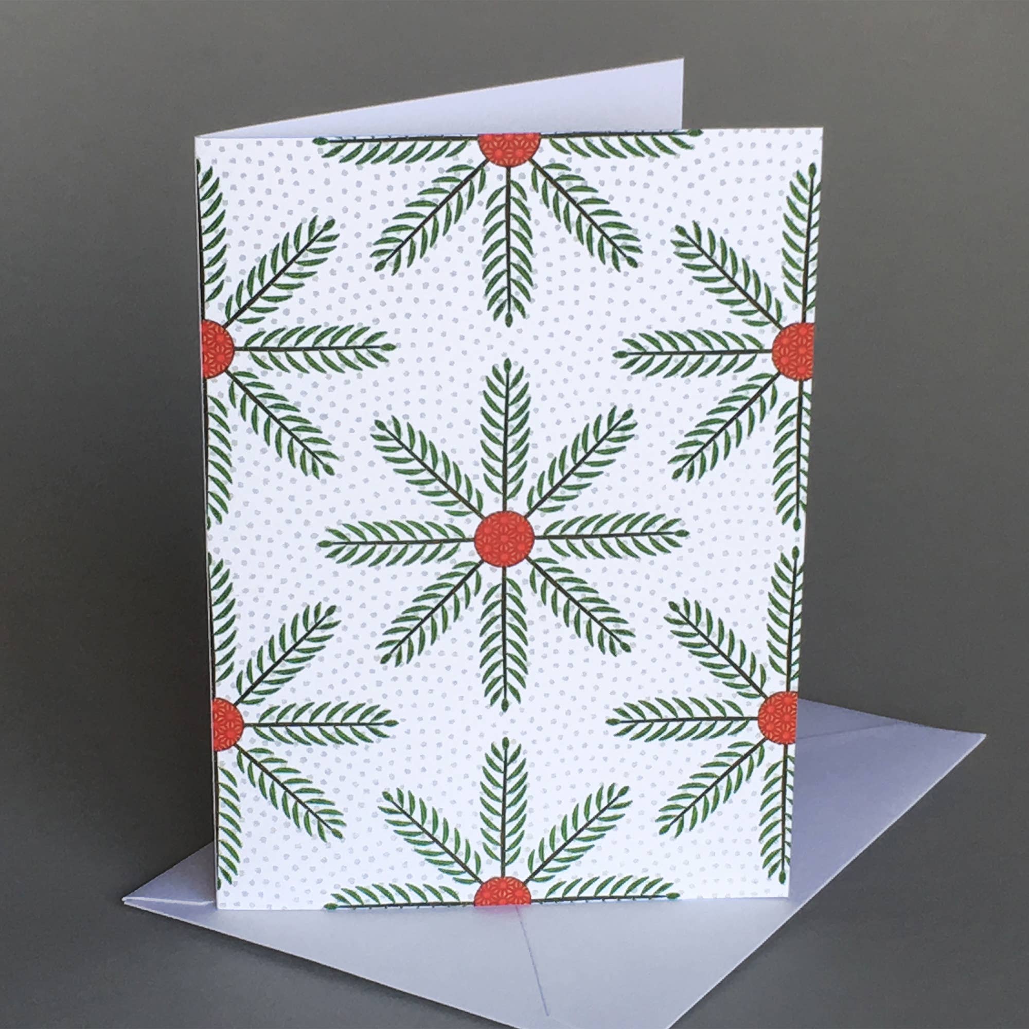 Christmas Fir Box: 10 Blank Christmas Cards