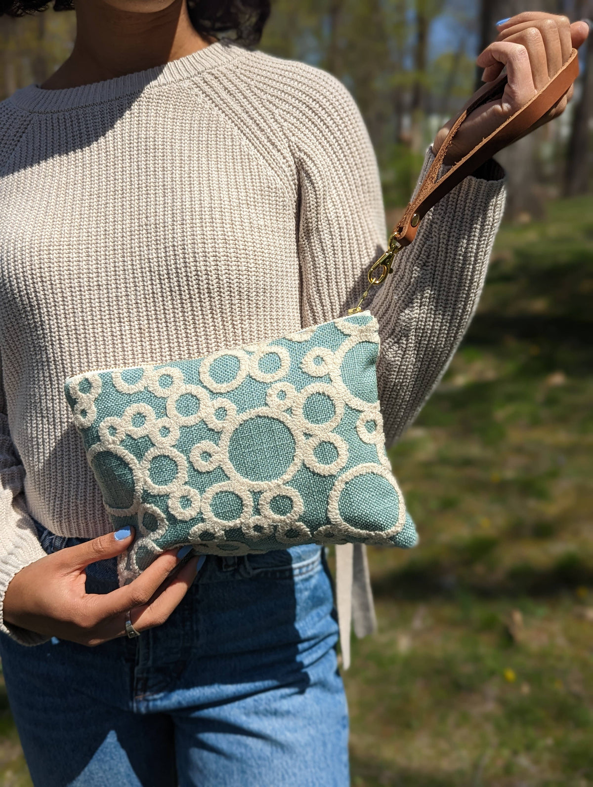 Circle Game Wristlet Purse