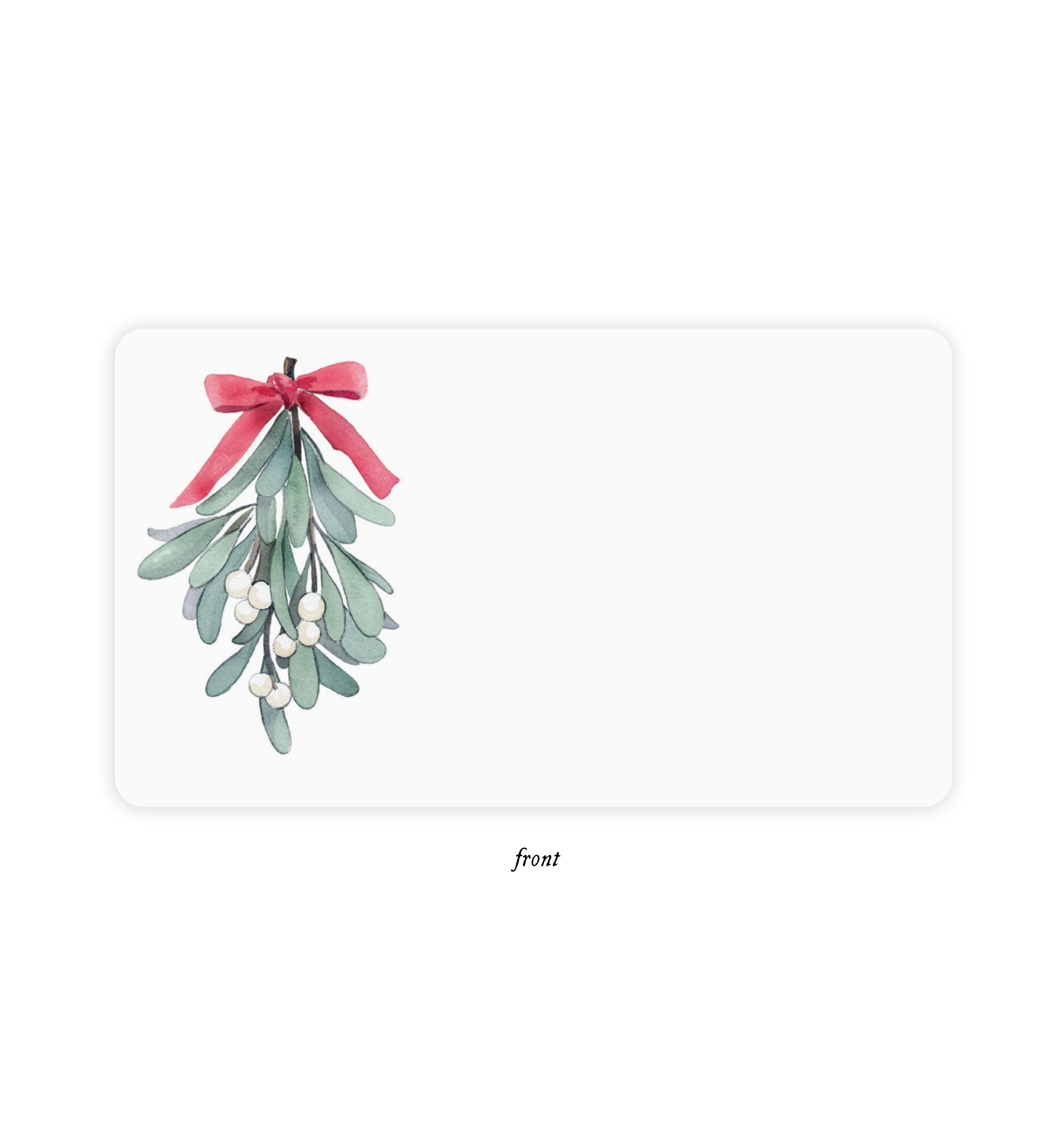 Mistletoe Little Notes® — Mini Notecard Set