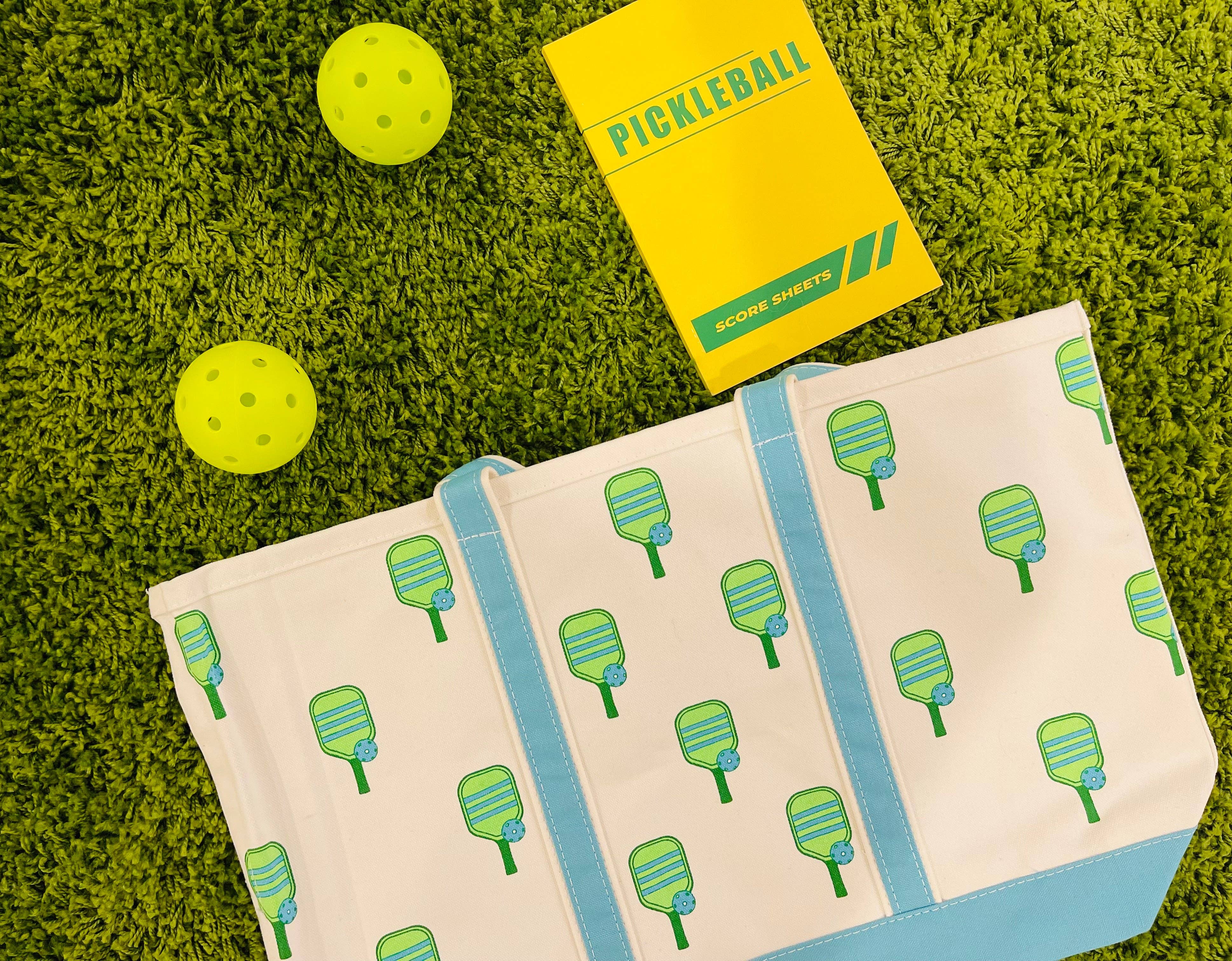 Pickler Pickleball Canvas Tote Bag