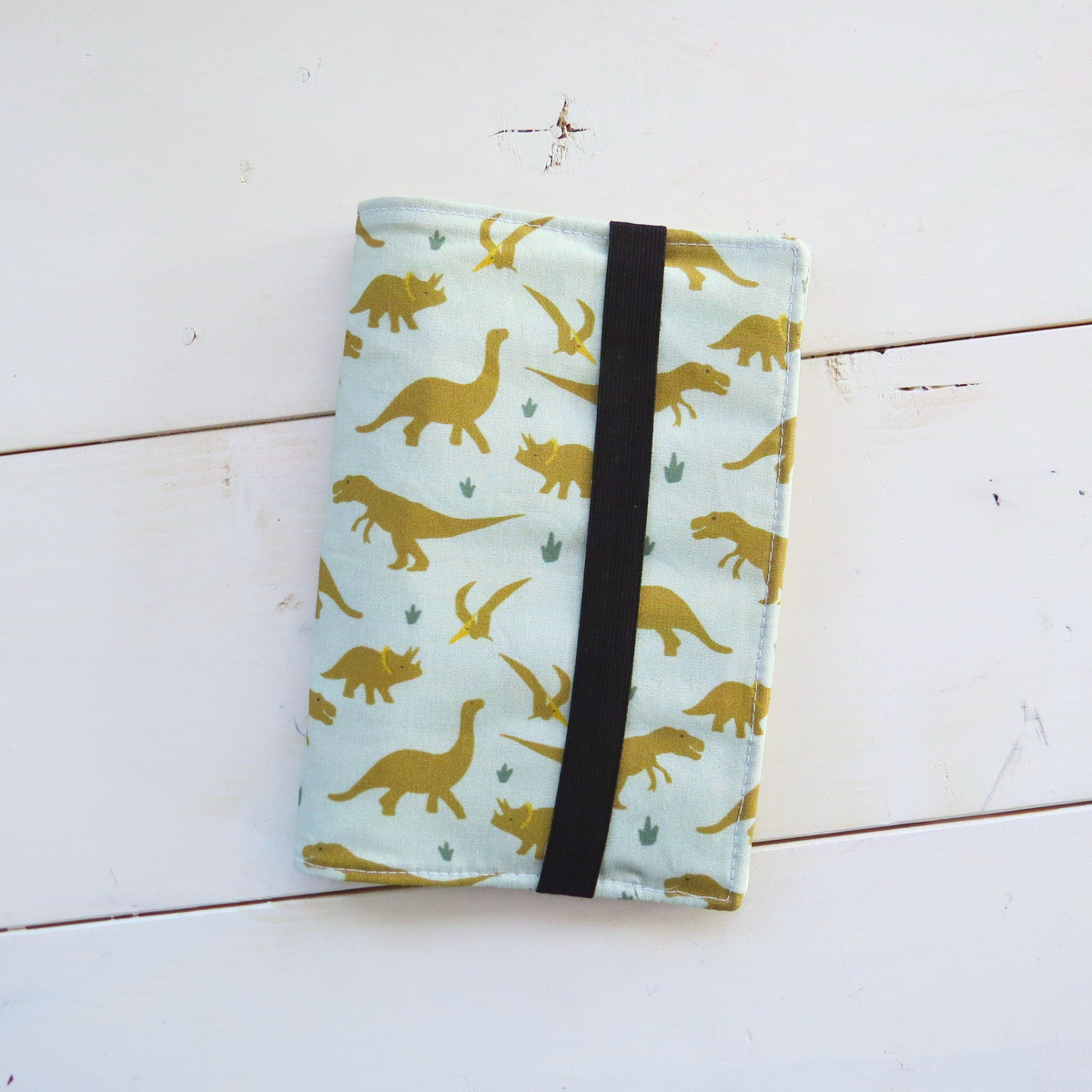 Jurassic Dinosaur Crayon Holder & Notebook | Handmade Travel Art Kit for Kids