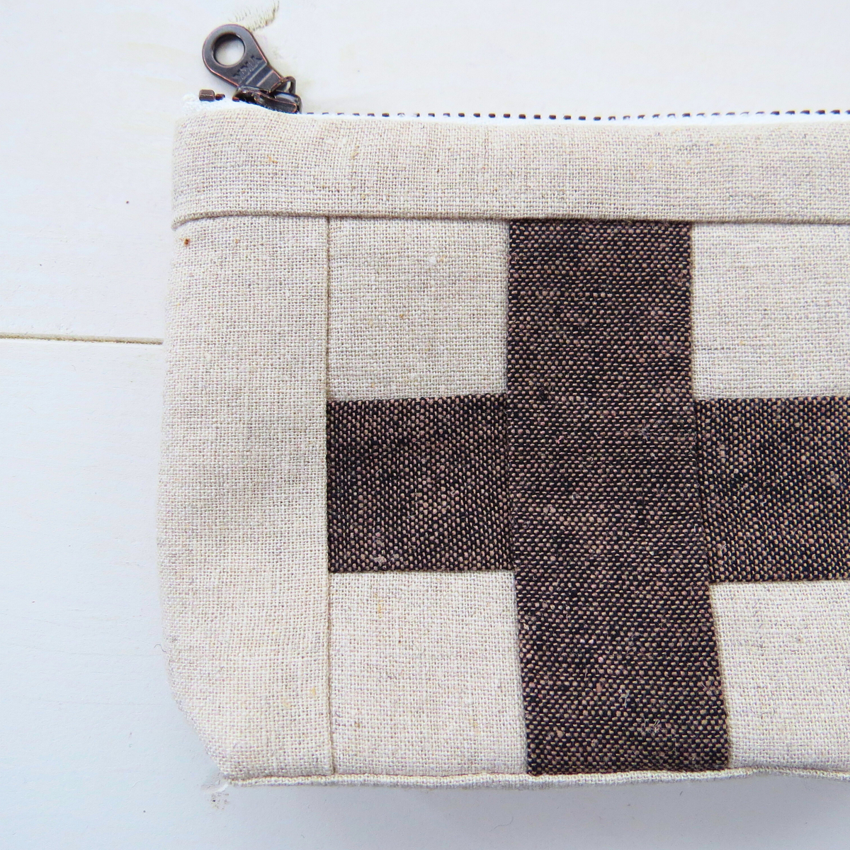 Handmade First Aid Travel Bag | Cream/Tobacco