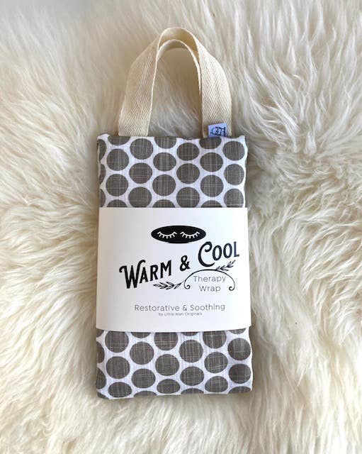 Warm & Cool Therapy Wrap | Khaki Dot