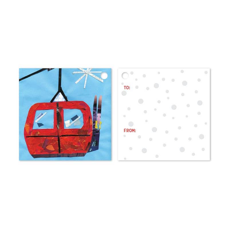Blue Bird Day Gondola Gift Tags
