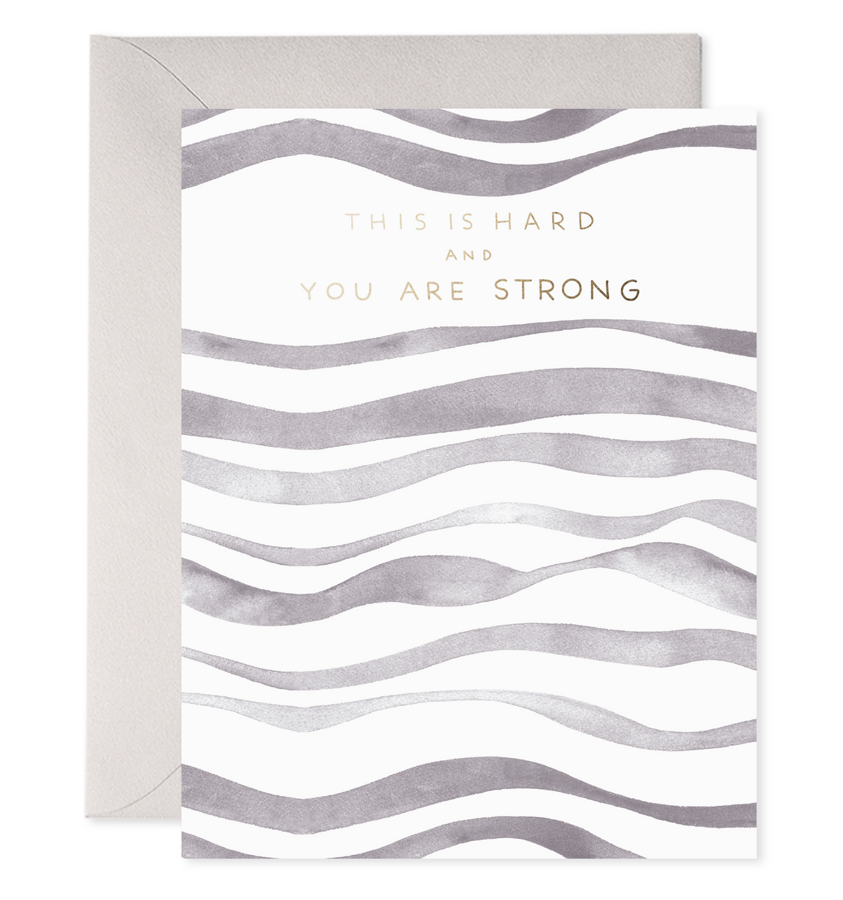 Grey Waves — Thinking of You & Sympathy Card