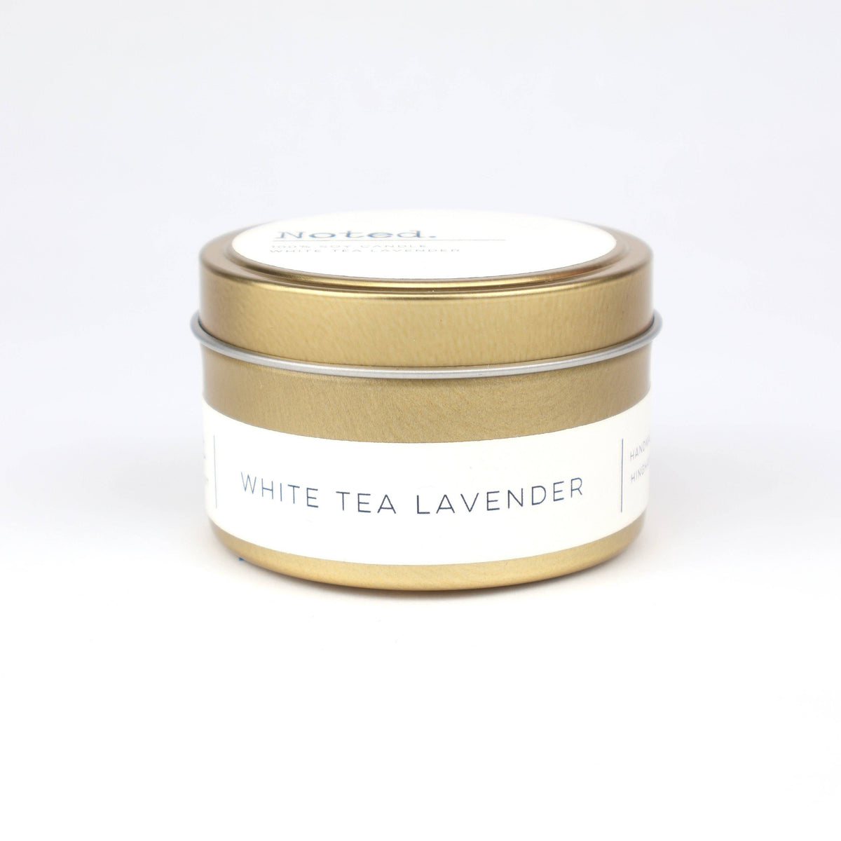 White Tea Lavender Soy Candle | 5 oz Gold Tin