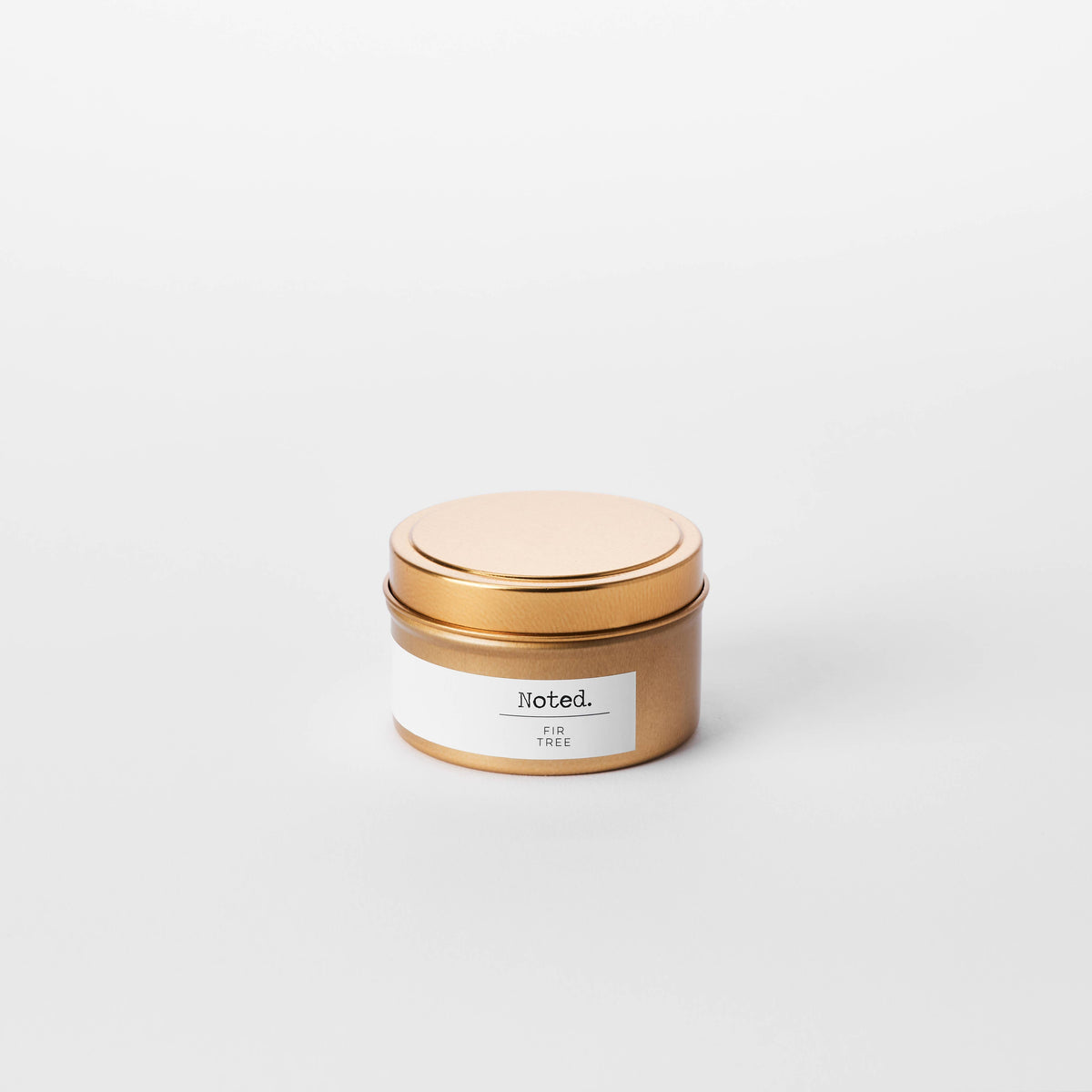 Fir Tree Soy Candle | 5 oz Gold Tin