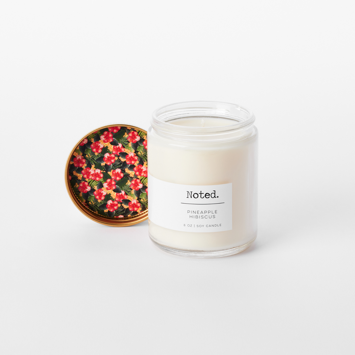 Pineapple Hibiscus Soy Candle | 8 oz Jar