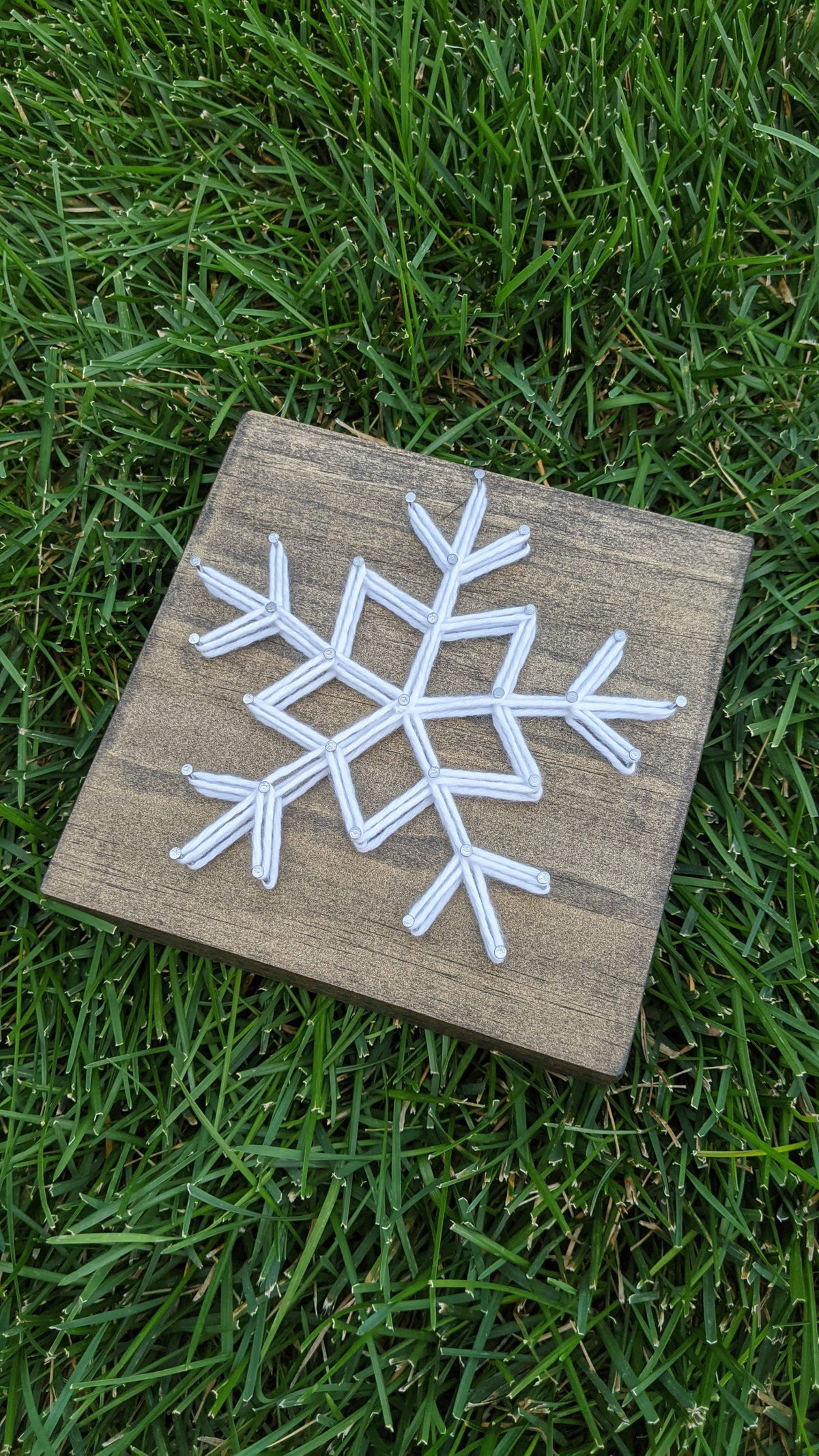 Snowflake String Art - Five Point