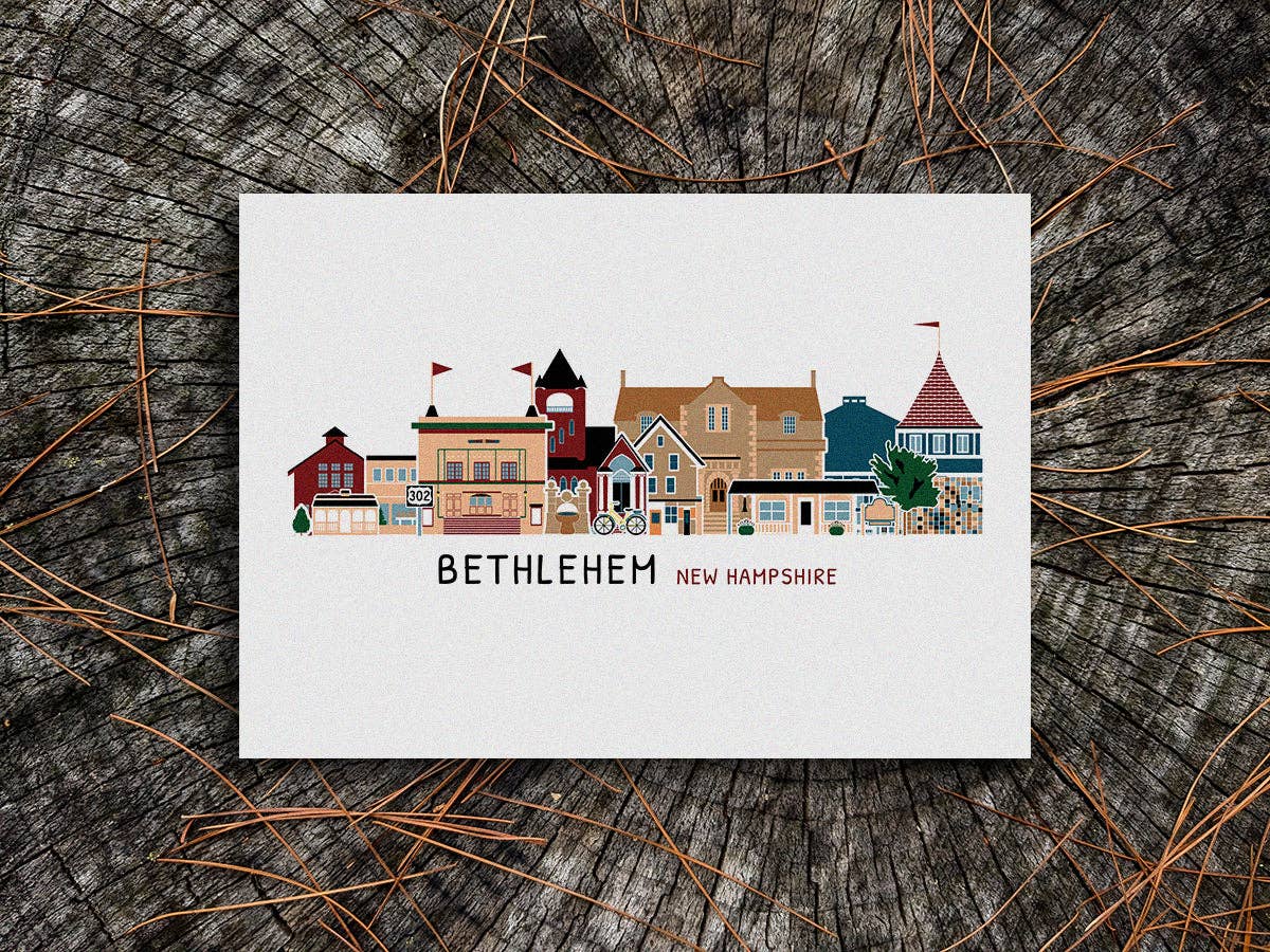 Bethlehem New Hampshire Cityscape Print