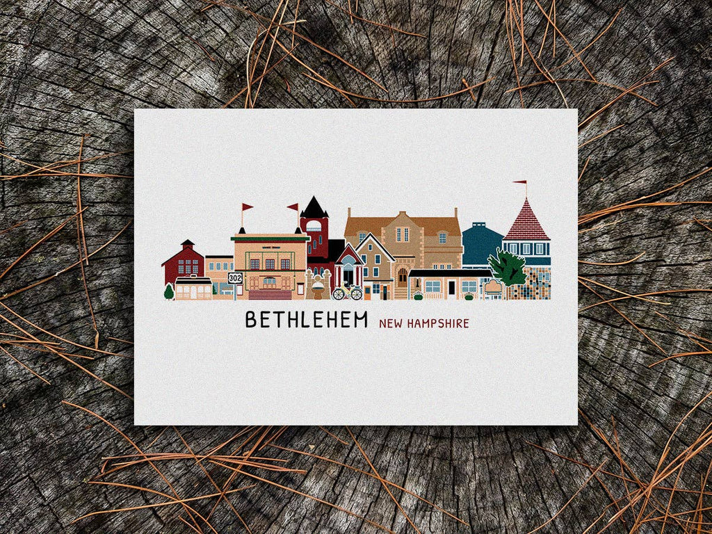 Bethlehem New Hampshire Cityscape Print