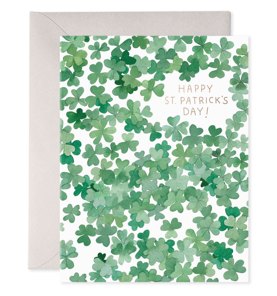 Shamrocks — St. Patrick’s Day Card