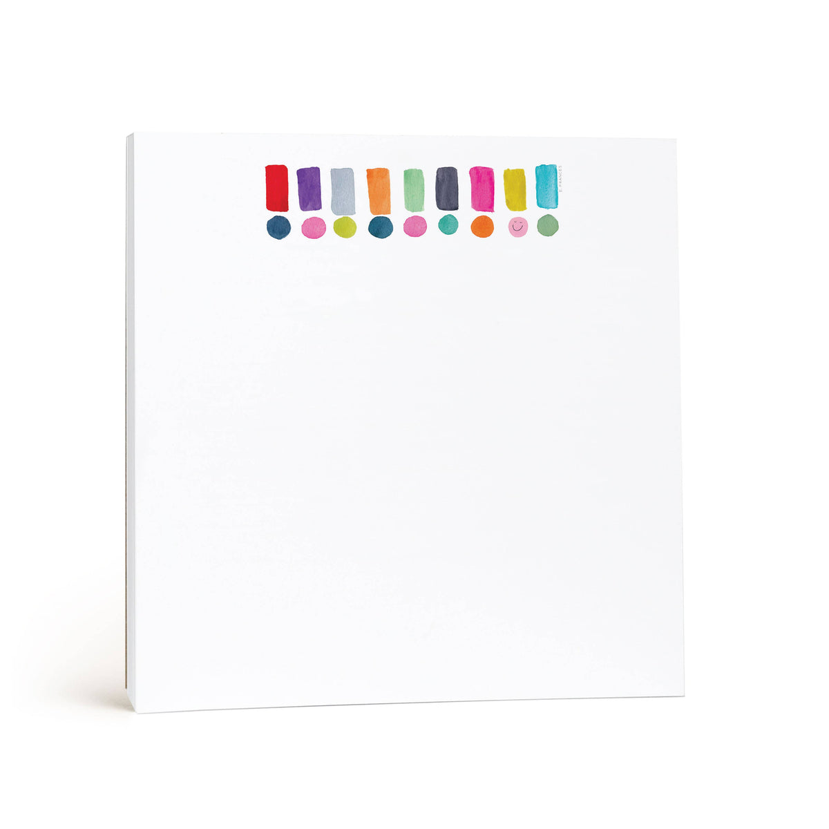 Happy Dots Exclamation — Chunky Notepad