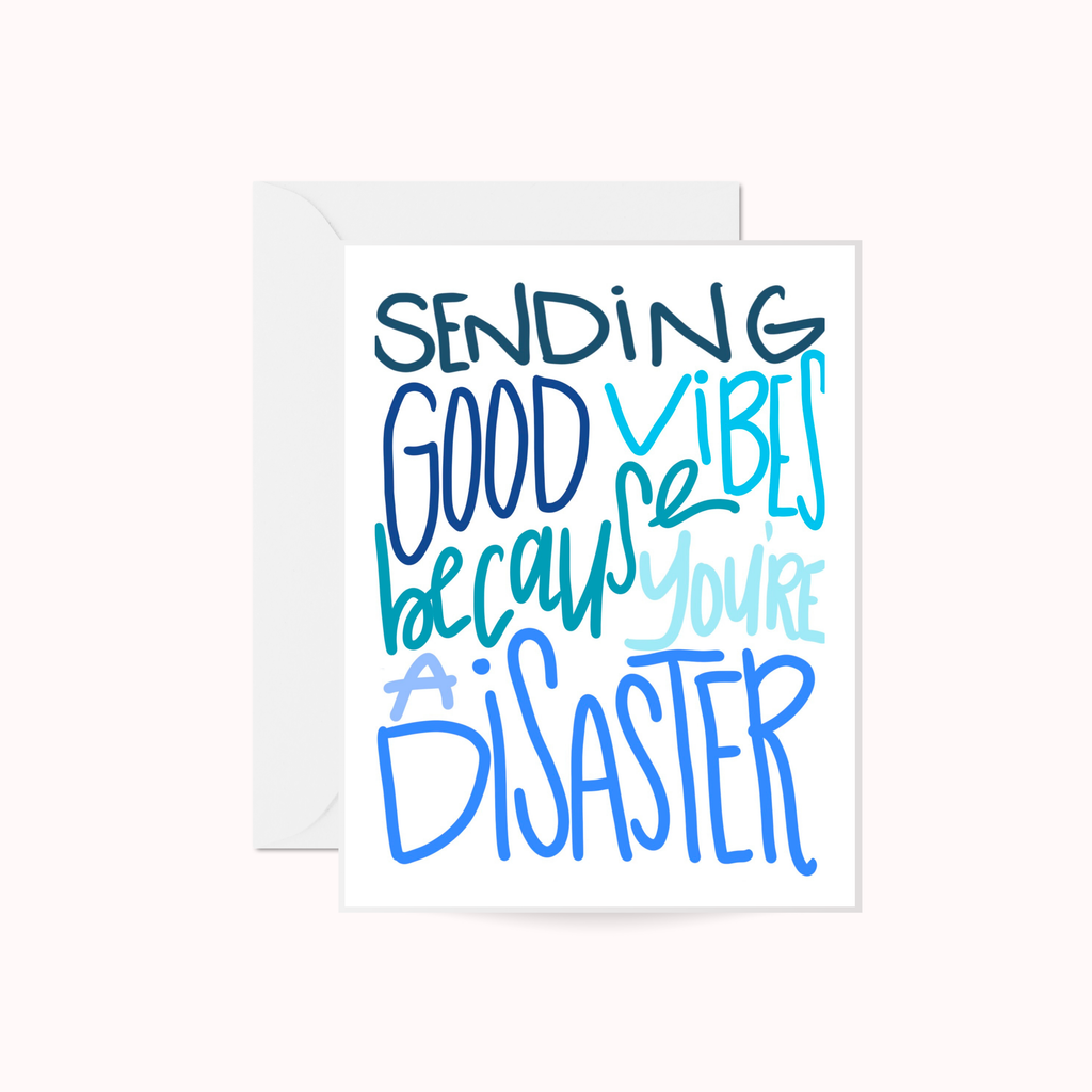 Sending Good Vibes — Encouragement Card
