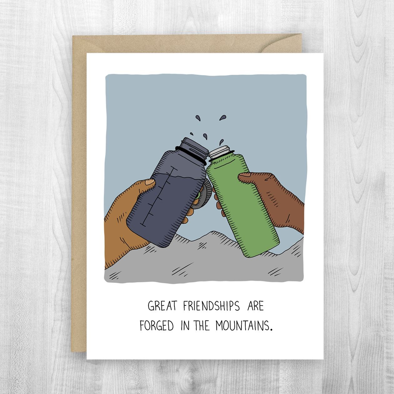 Friendship in the Mountains Card