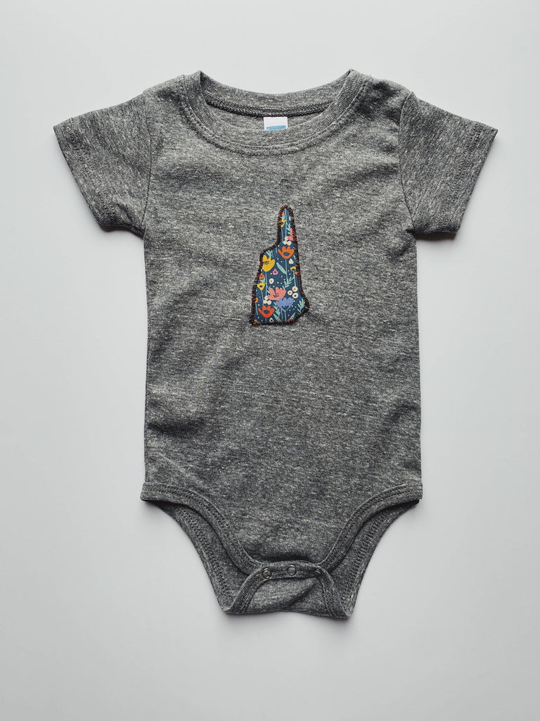 New Hampshire Baby Bodysuit - Wildflower