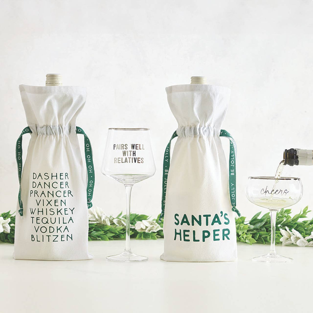 Wine Bag - Santa's Helper