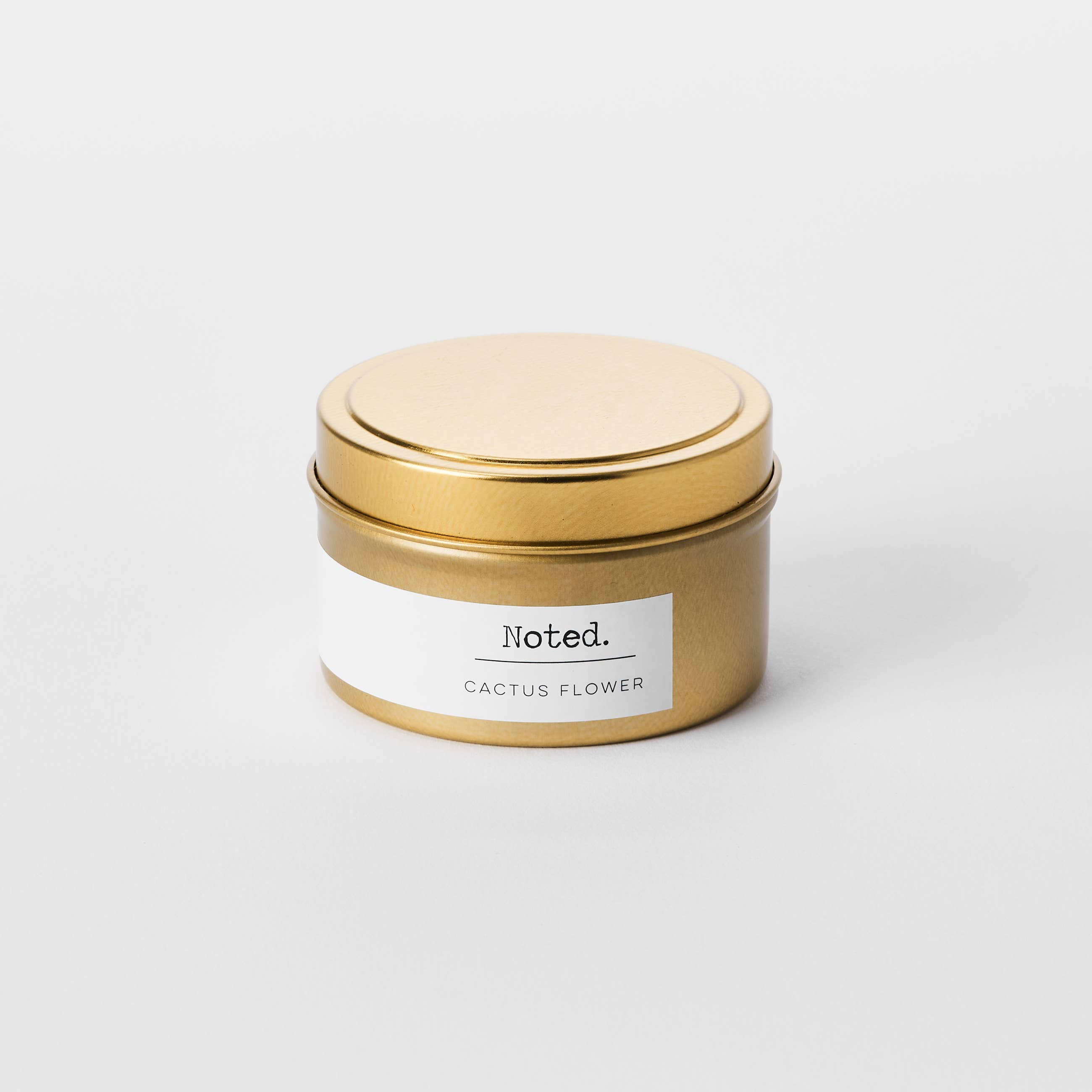 Cactus Flower Soy Candle | 5 oz Gold Tin