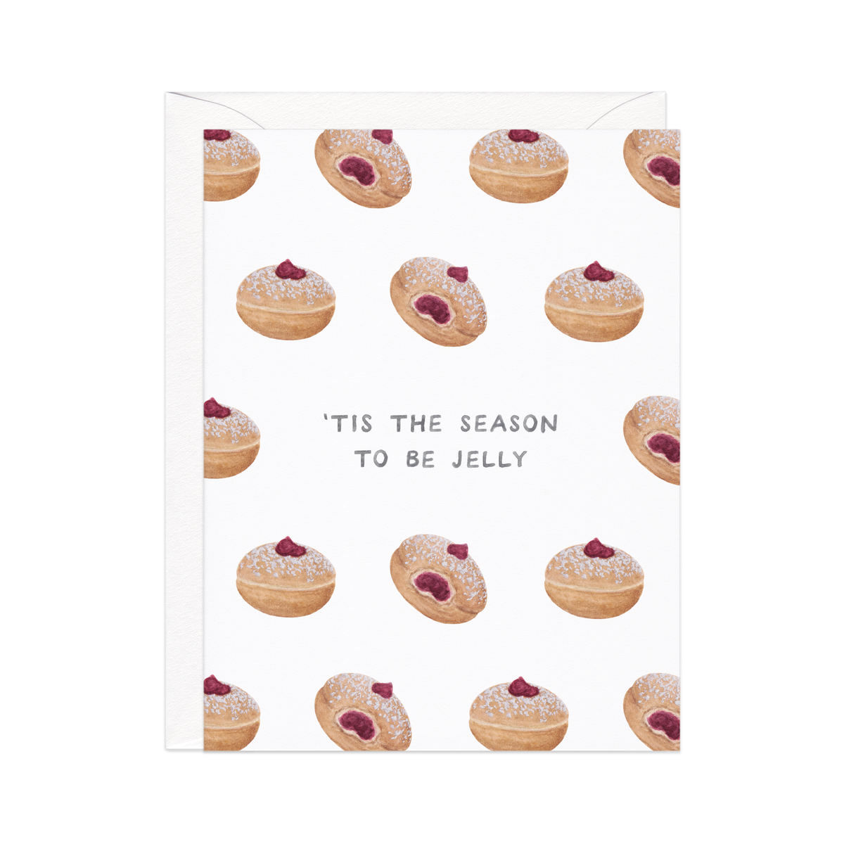 Sufganiyot — Jelly Donut Hanukkah Card