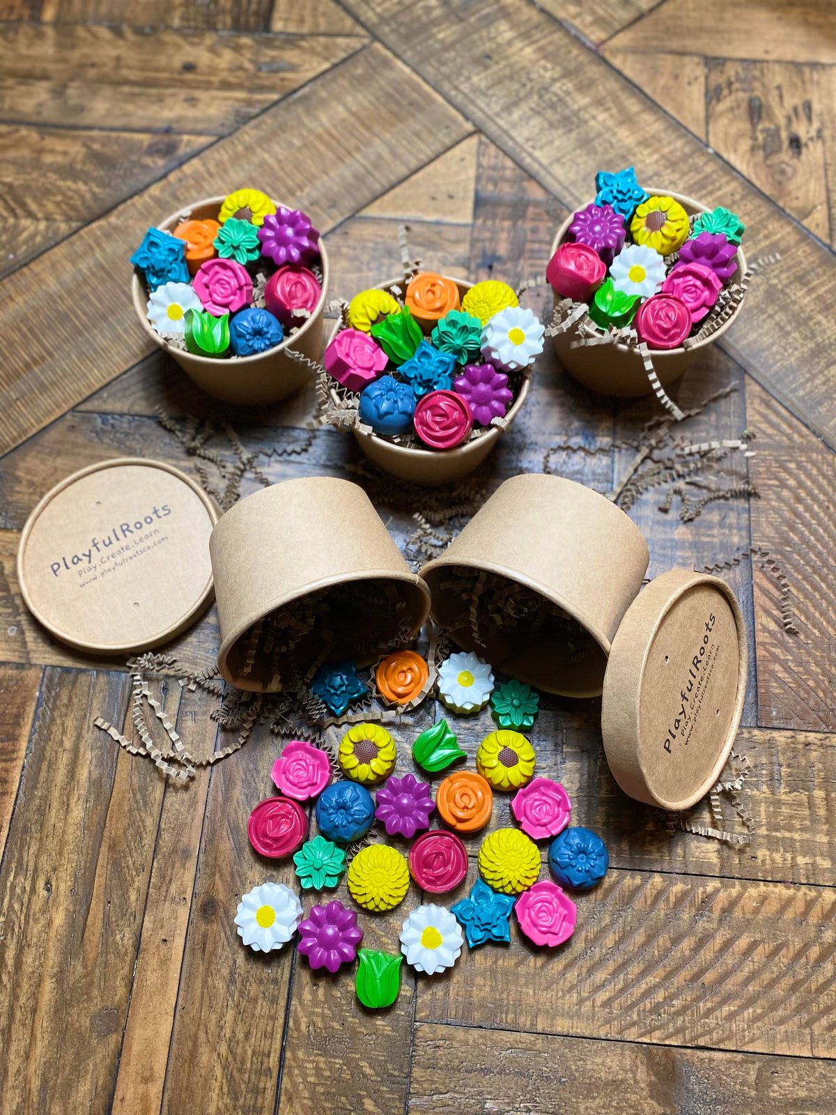 Crayon Flower Pot Gift Set