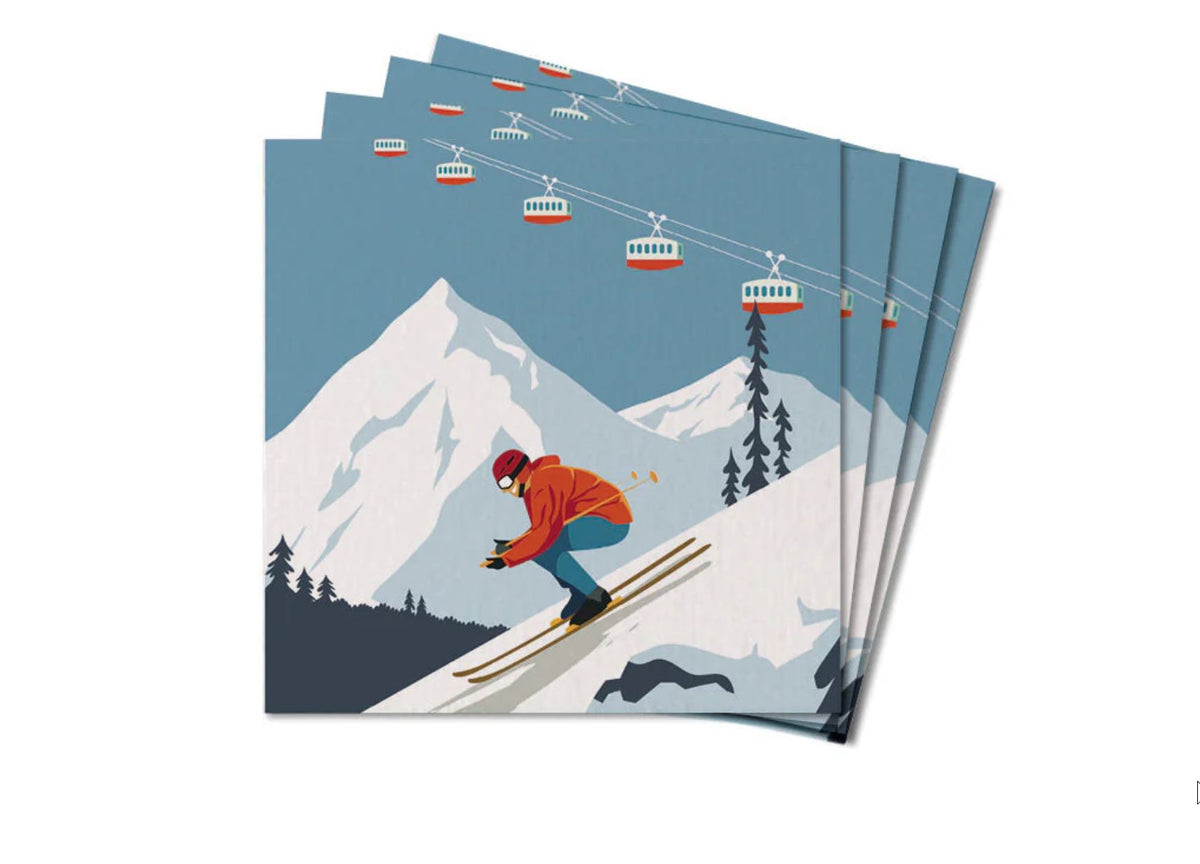 Bluebird Ski Day Coaster (Single)