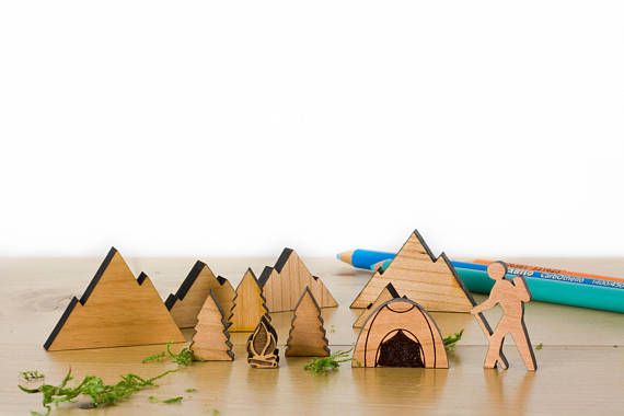 Desktop Miniature Tent Adventures